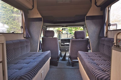 VW T4 Transporter Holdsworth  Valentine  Rear Layout