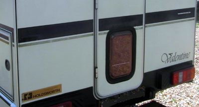 VW T4 Holdsworth Valentine  Rear Logo and Stripe